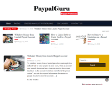 Tablet Screenshot of paypalguru.com